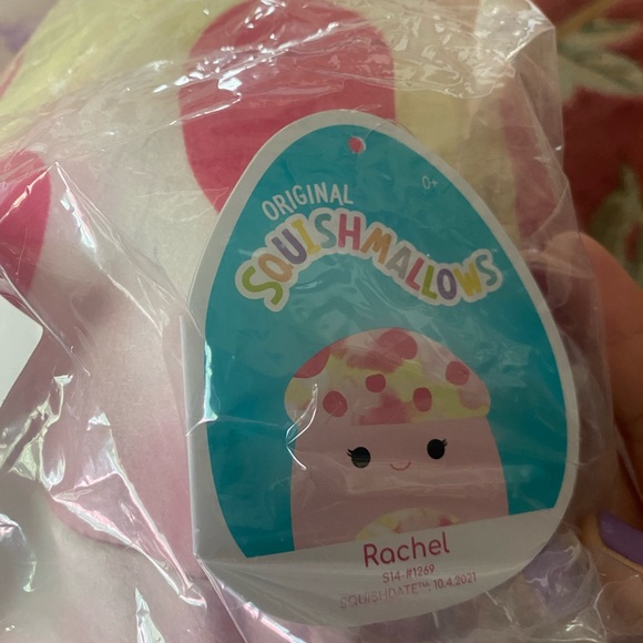 Rachel the mushroom Squishmallow 14 inch - Picture 3 of 4